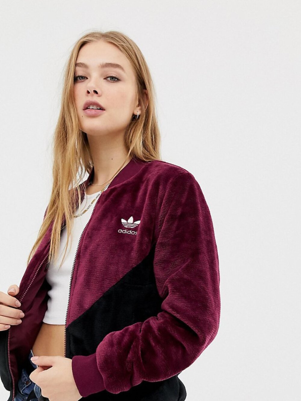 Adidas CLRDO Fleece Bomber Jacket - Small